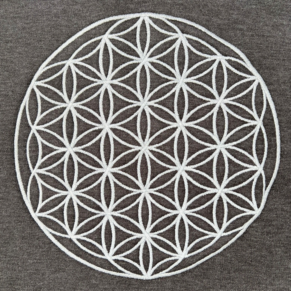flower of life embroidered