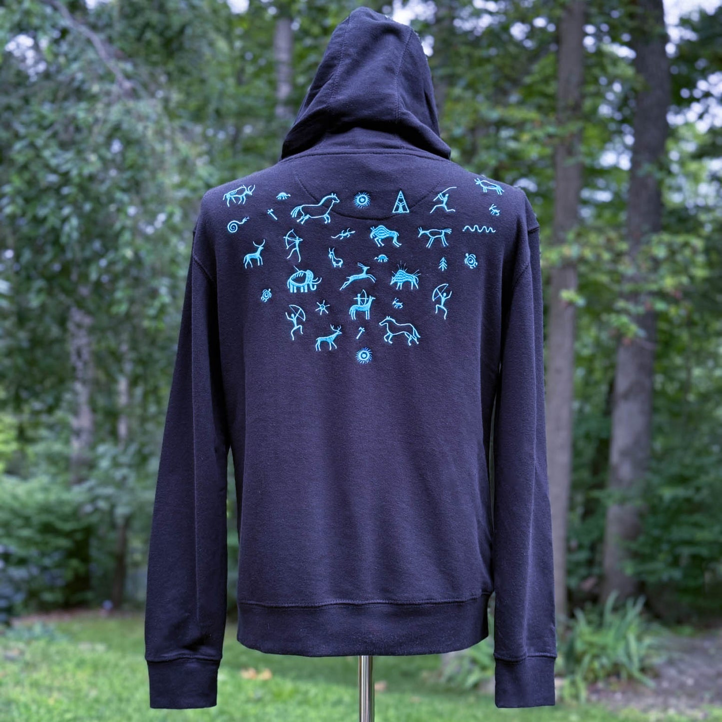 Kokopelli Black light-weight Unisex Sweatshirt