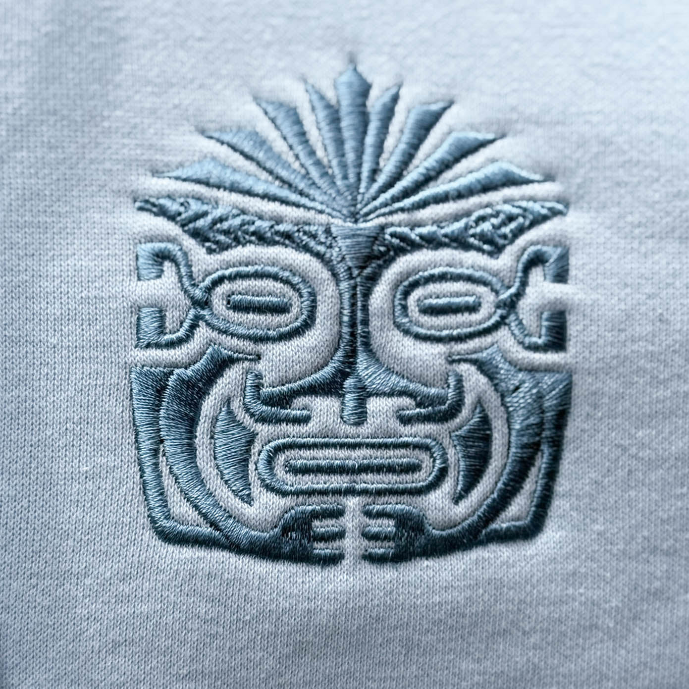 Stingray Polynesian tattoo inspired Embroidered Unisex Sweatshirt