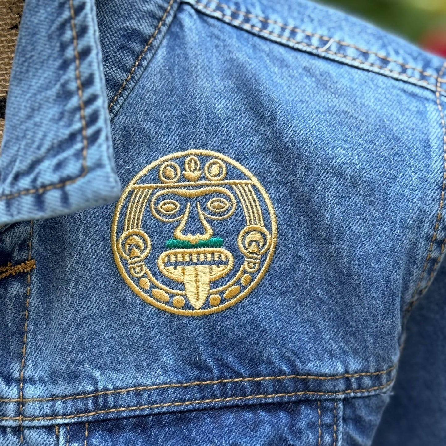 Mayan Calendar Women's Denim Jacket