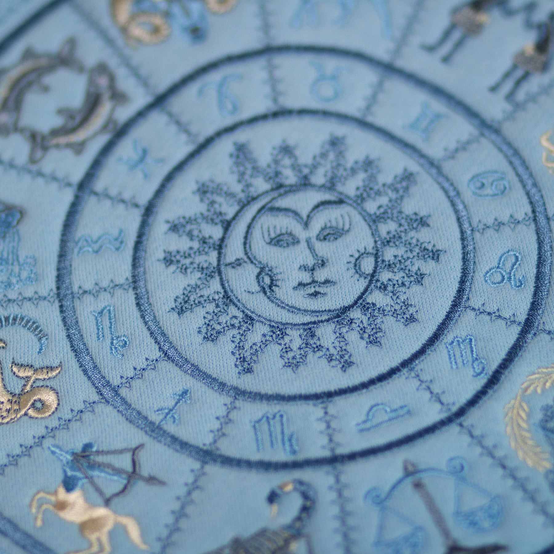 Custom Zodiac Calendar Embroidery