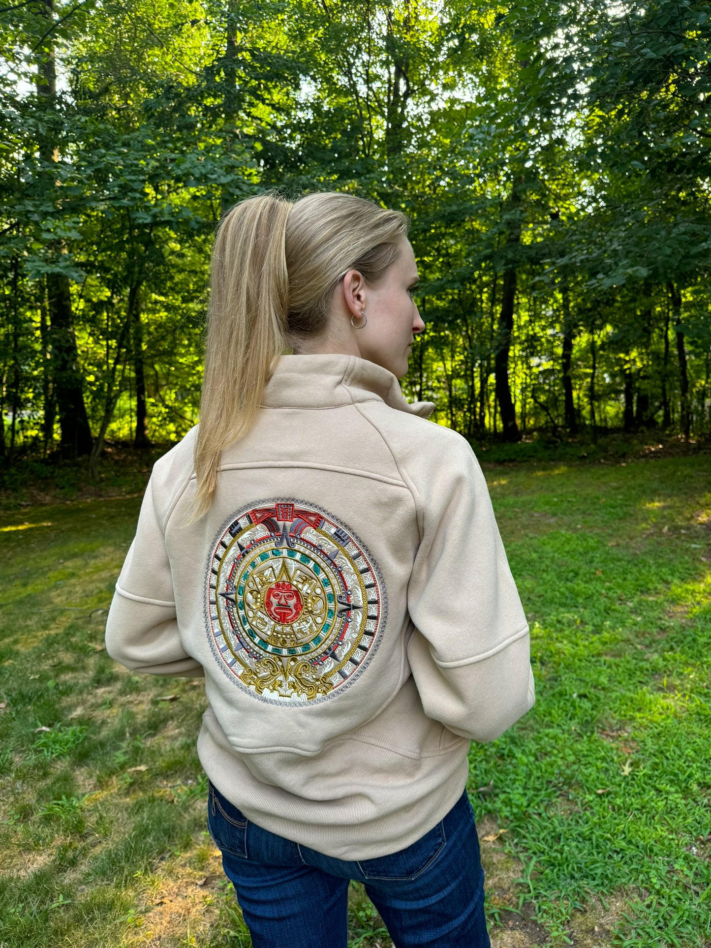 Mayan Calendar Embroidery