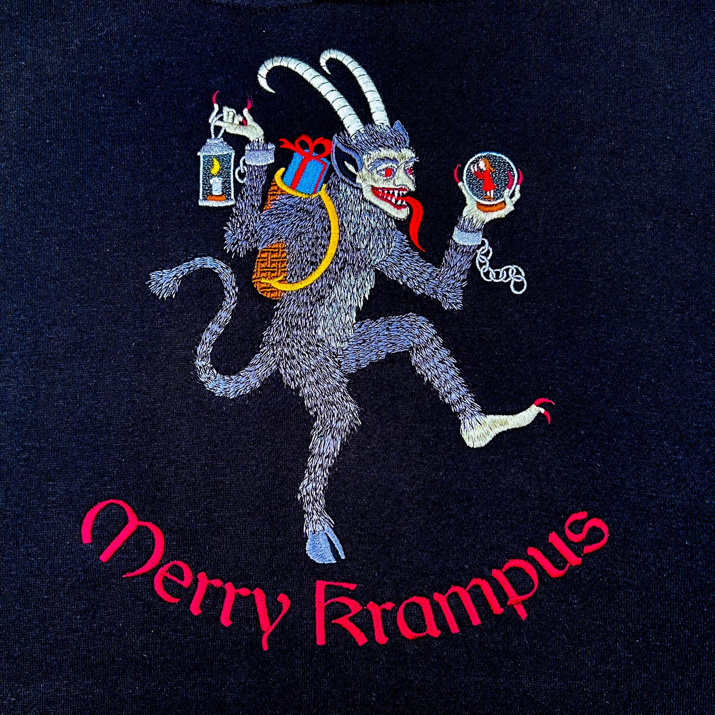 Krampus Embroidered Unisex hoodie