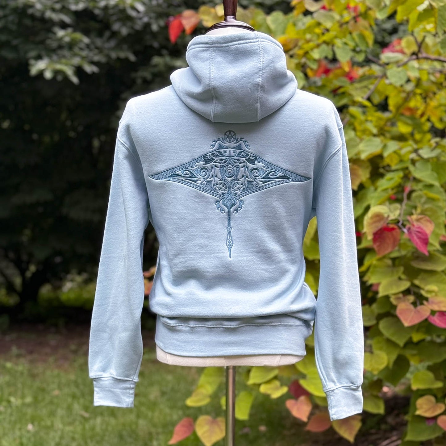 Stingray Polynesian tattoo inspired Embroidered Unisex Sweatshirt