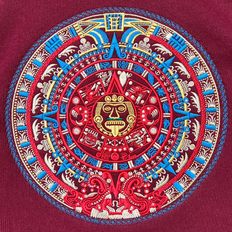 Mayan Calendar Embroidery