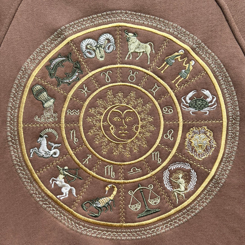 Custom Zodiac Calendar Embroidery