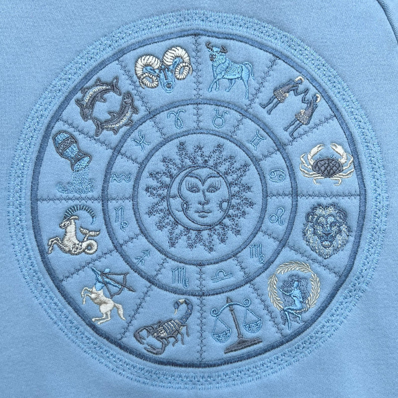 Custom Zodiac Calendar Embroidery